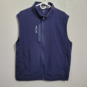 Ralph Lauren RLX Blue Golf Zippered Vest